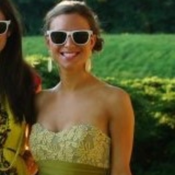 Badgley Mischka Short Strapless Gown - Picture 7 of 7